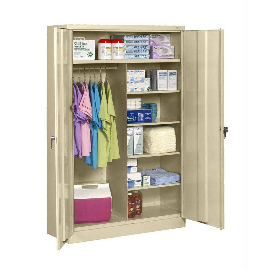 Jumbo Combination Cabinet (Welded) 48"W x 24"D x 78"H - Tennsco