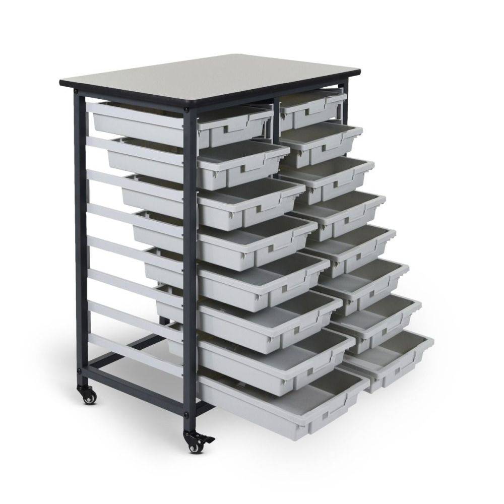Mobile Bin Storage Unit (Small Bins) - Luxor