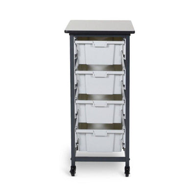 Mobile Bin Storage Single Row (Large Bins) - Luxor