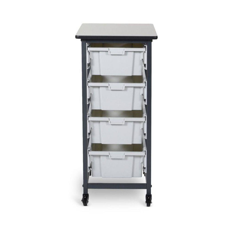 Mobile Bin Storage Single Row (Large Bins) - Luxor