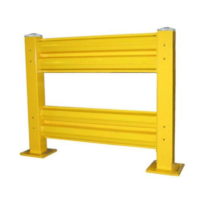 Heavy Duty Warehouse Double Guard Rail Starter Unit - Handle-It