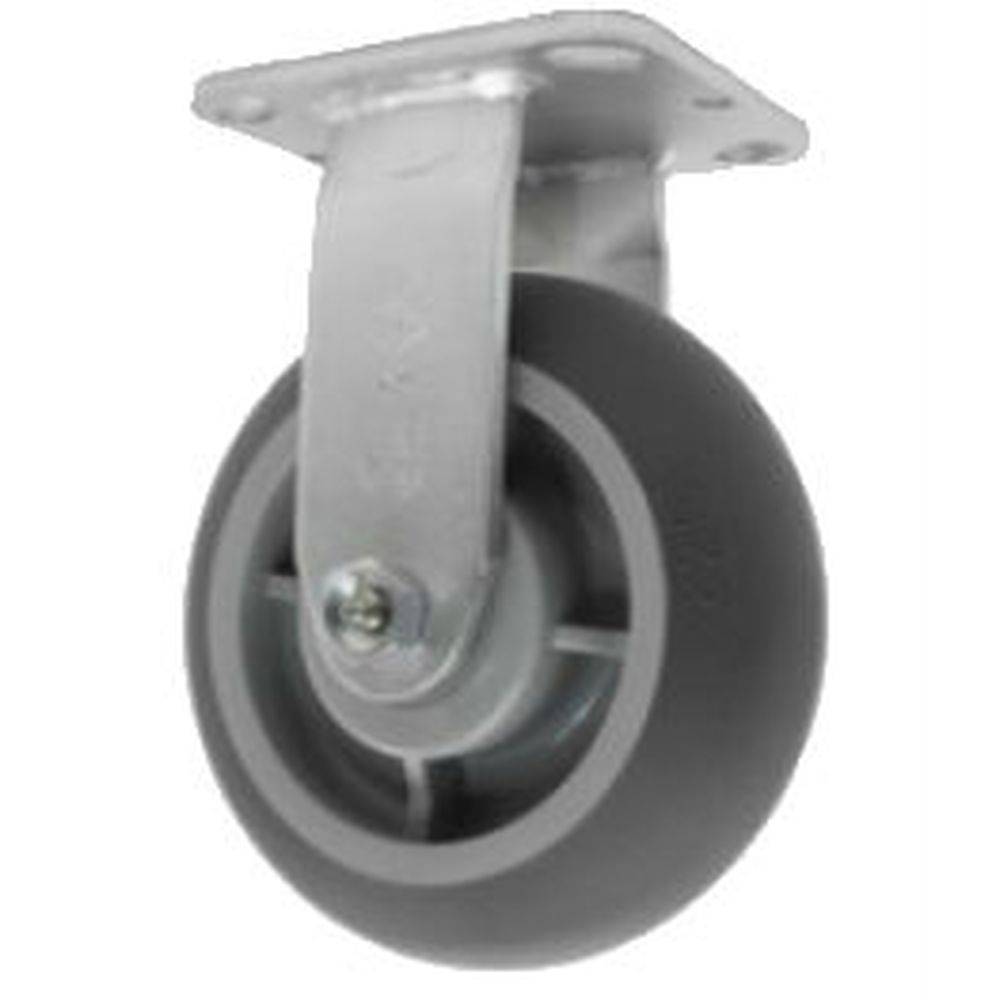 6" x 2" Thermo-Pro Wheel Rigid Caster - 500 lbs. Capacity - Durable Superior Casters