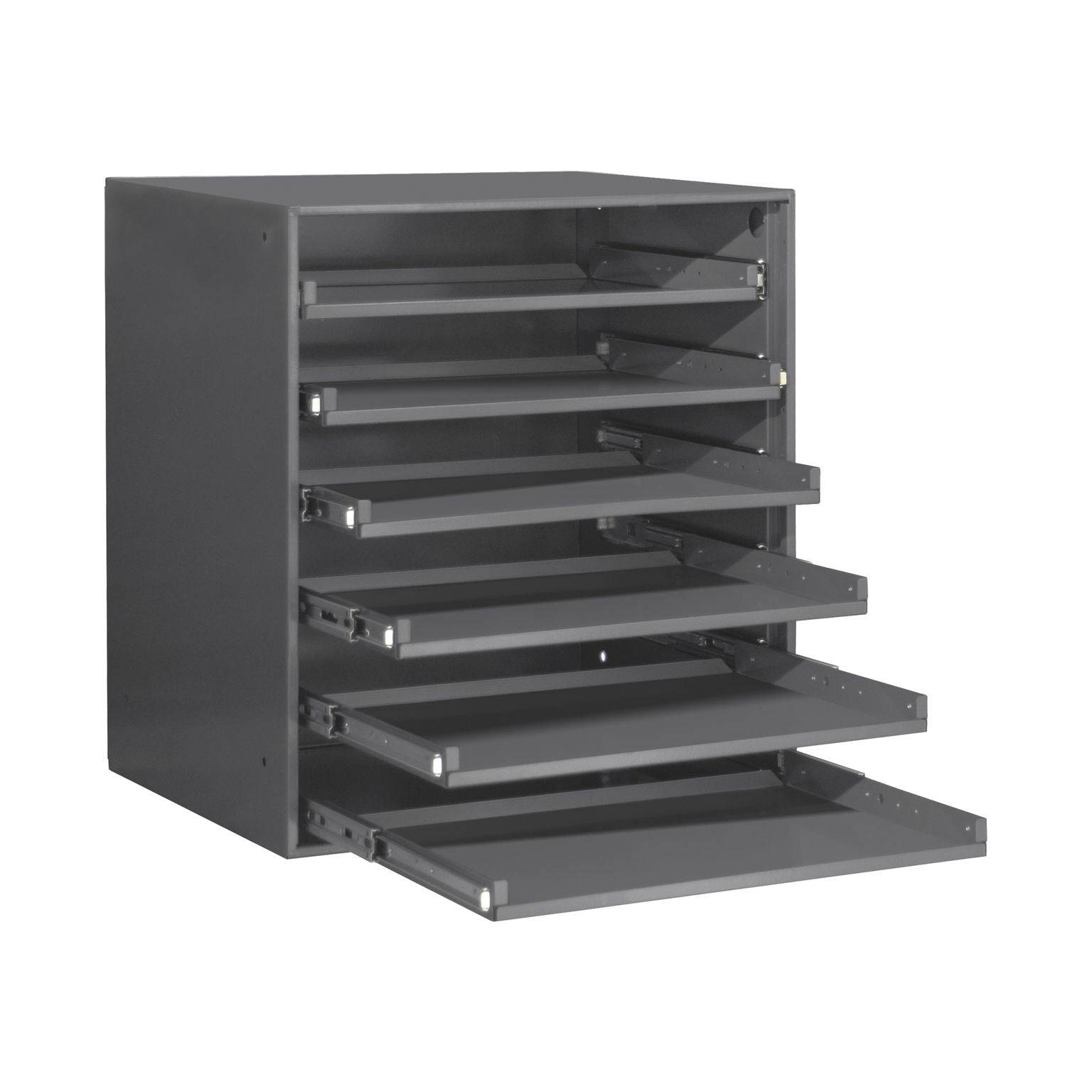 Heavy Duty Bearing Slide Rack, 6 Comps – Source 4 Industries