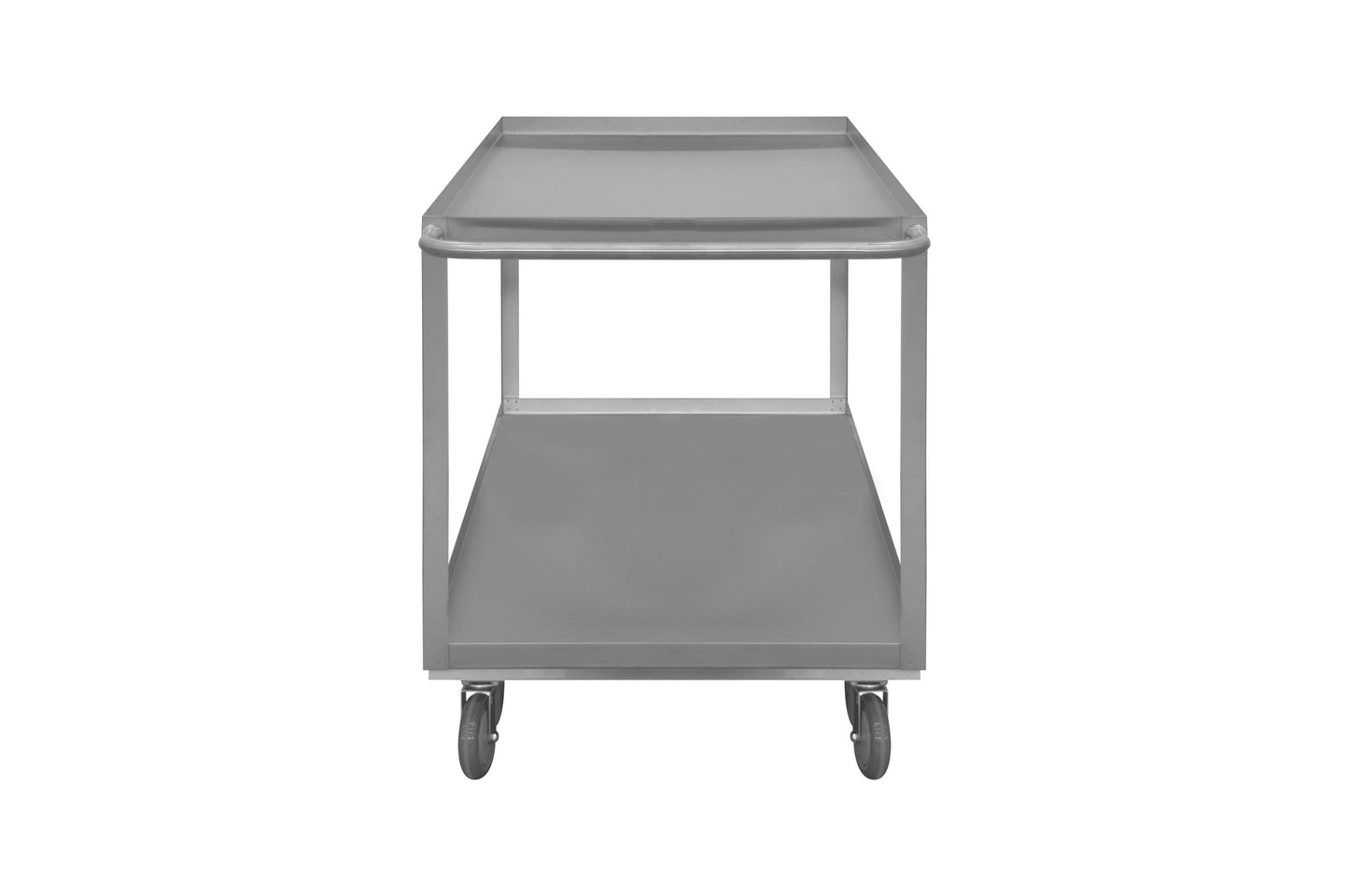 Stainless Steel Stock Cart, 2 Shelves - Durham