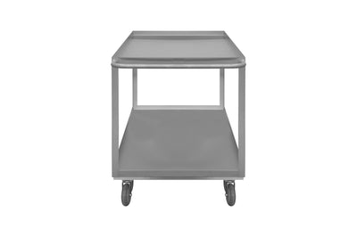 Stainless Steel Stock Cart, 2 Shelves - Durham