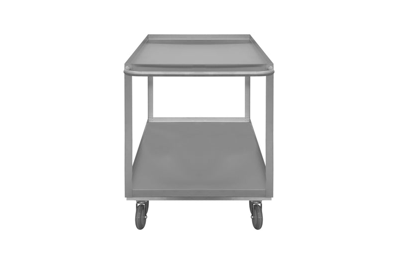 Stainless Steel Stock Cart, 2 Shelves - Durham