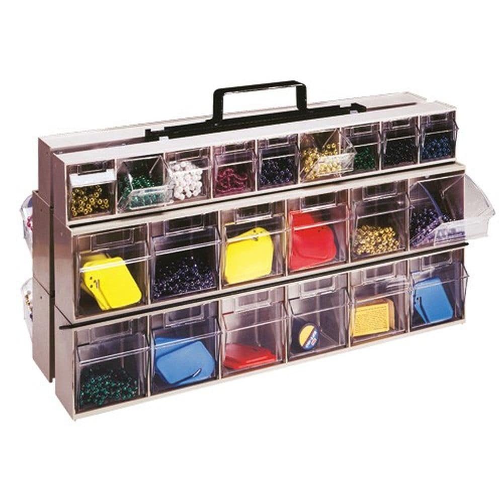 Complete Tip Out Bin Frame w/ Bins - Quantum Storage Systems