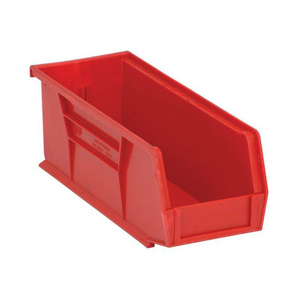 Ultra Stack and Hang Bins 4-1/8"W x 10-7/8"L (12 pack) - Quantum Storage Systems