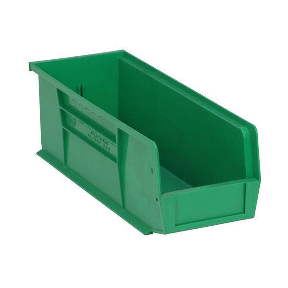 Ultra Stack and Hang Bins 5-1/2"W x 14-3/4"L x 5"H (12 pack) - Quantum Storage Systems