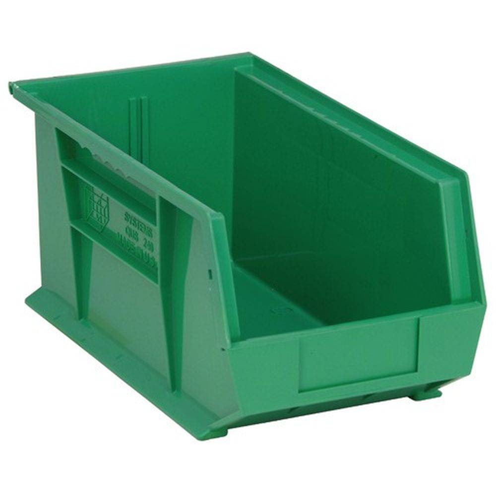 Ultra Stack and Hang Bins 8-1/4"W x 14-3/4"L (12 pack) - Quantum Storage Systems