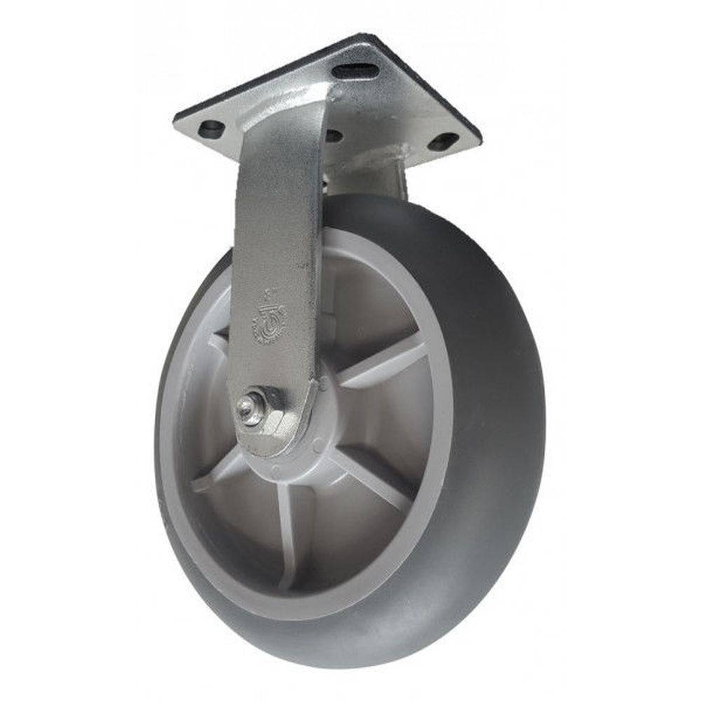 8" x 2" Thermo-Pro Wheel Rigid Caster - 600 lbs. Capacity - Durable Superior Casters