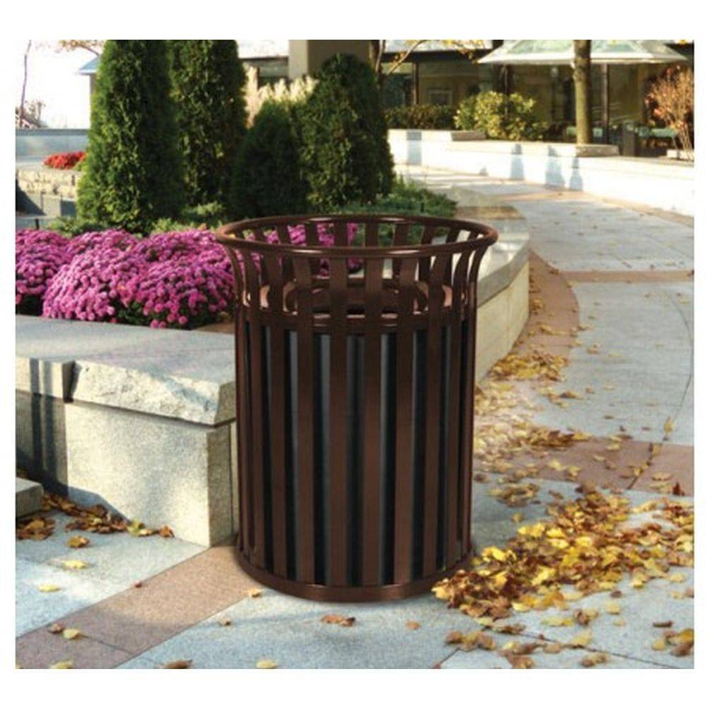 Streetscape Classic Outdoor Trash Receptacle (35.5 Gal.) - Ex-Cell Kaiser