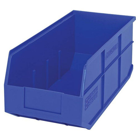 Stackable Shelf Bins 8-1/4"W x 18"L x 7"H (6 Pack) - Quantum Storage Systems