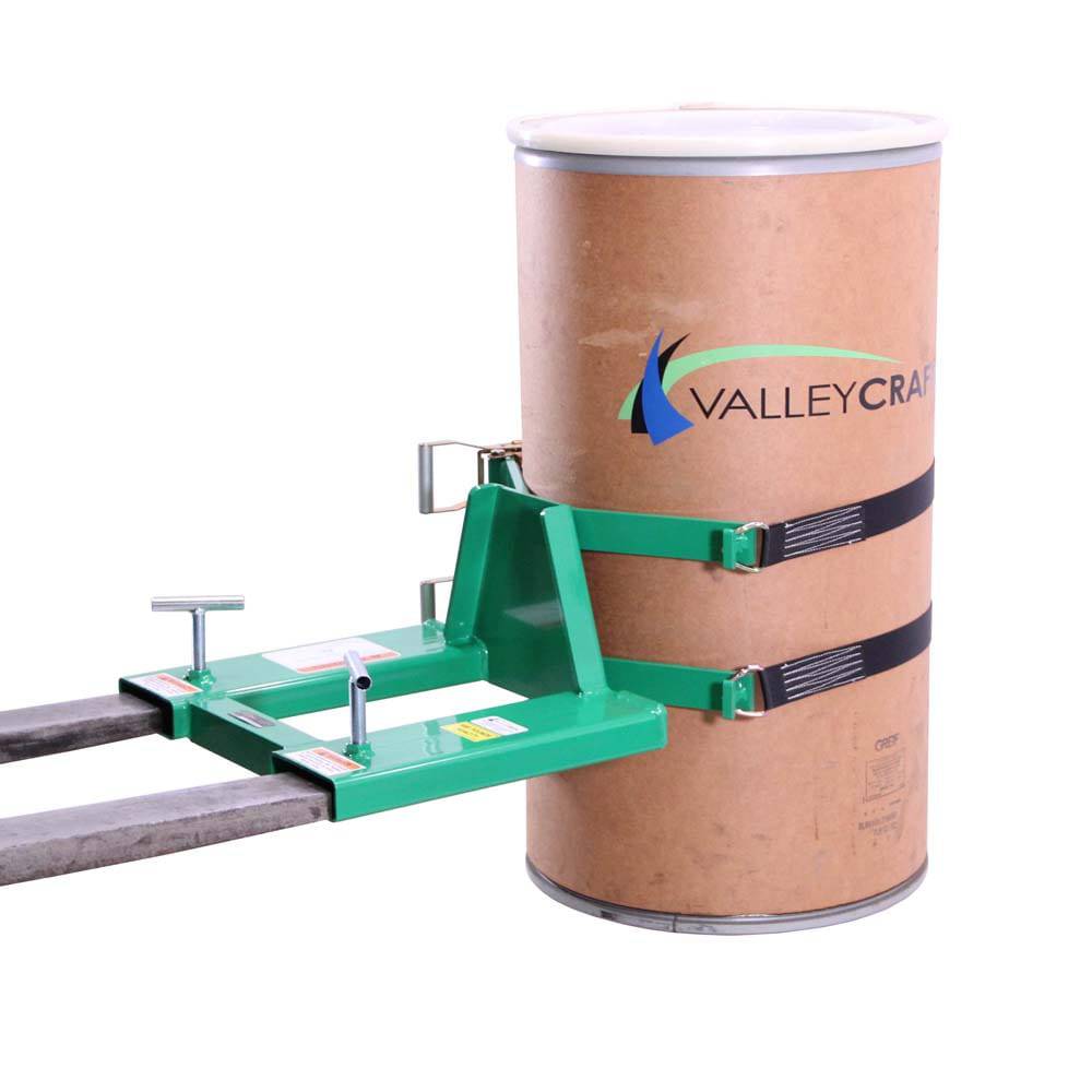 Valley Craft Universal Drum Grabber Forklift Attachments - Valley Craft